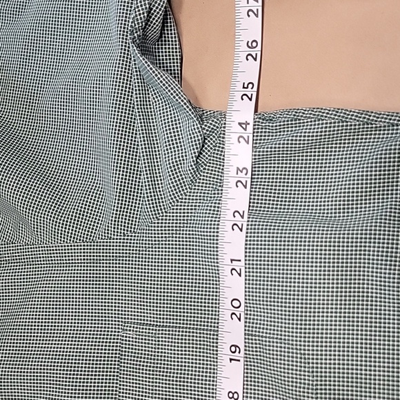 Brooks Brothers Size L (16-4) Green & White Check Long Sleeve Button Down Shirt - Picture 7 of 11
